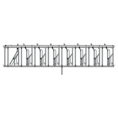 Panneau cornadis axial 8 places / 4m