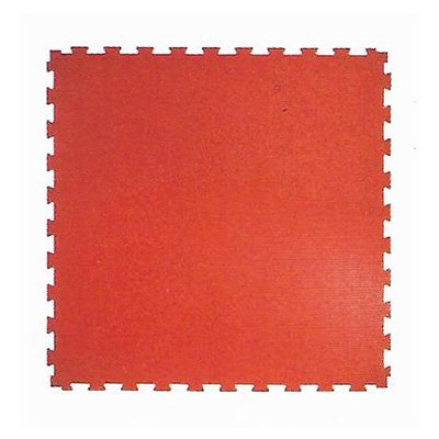 Dalle PVC 500x500 rouge (RAL 3020) Ep7mm renforcée