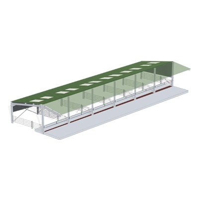 Bâtiment spécial engraissement tout équipé 36m