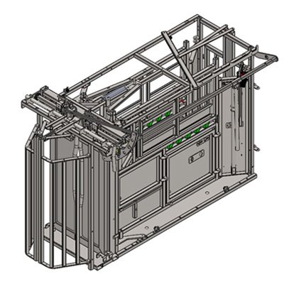 Cage réglable PM2810 Galva avec porte PM97