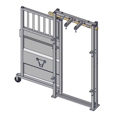 Porte sectionnelle sur platine