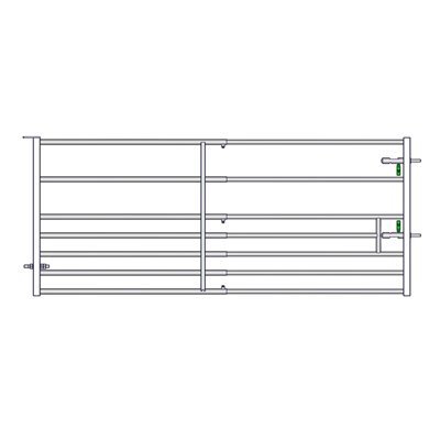 Porte 7 lisses 2/3m