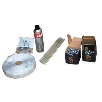 Kit d'assemblage (soudure, bombe galva, 100 boulons + écrous + rondelles, joint) pour 100 mL