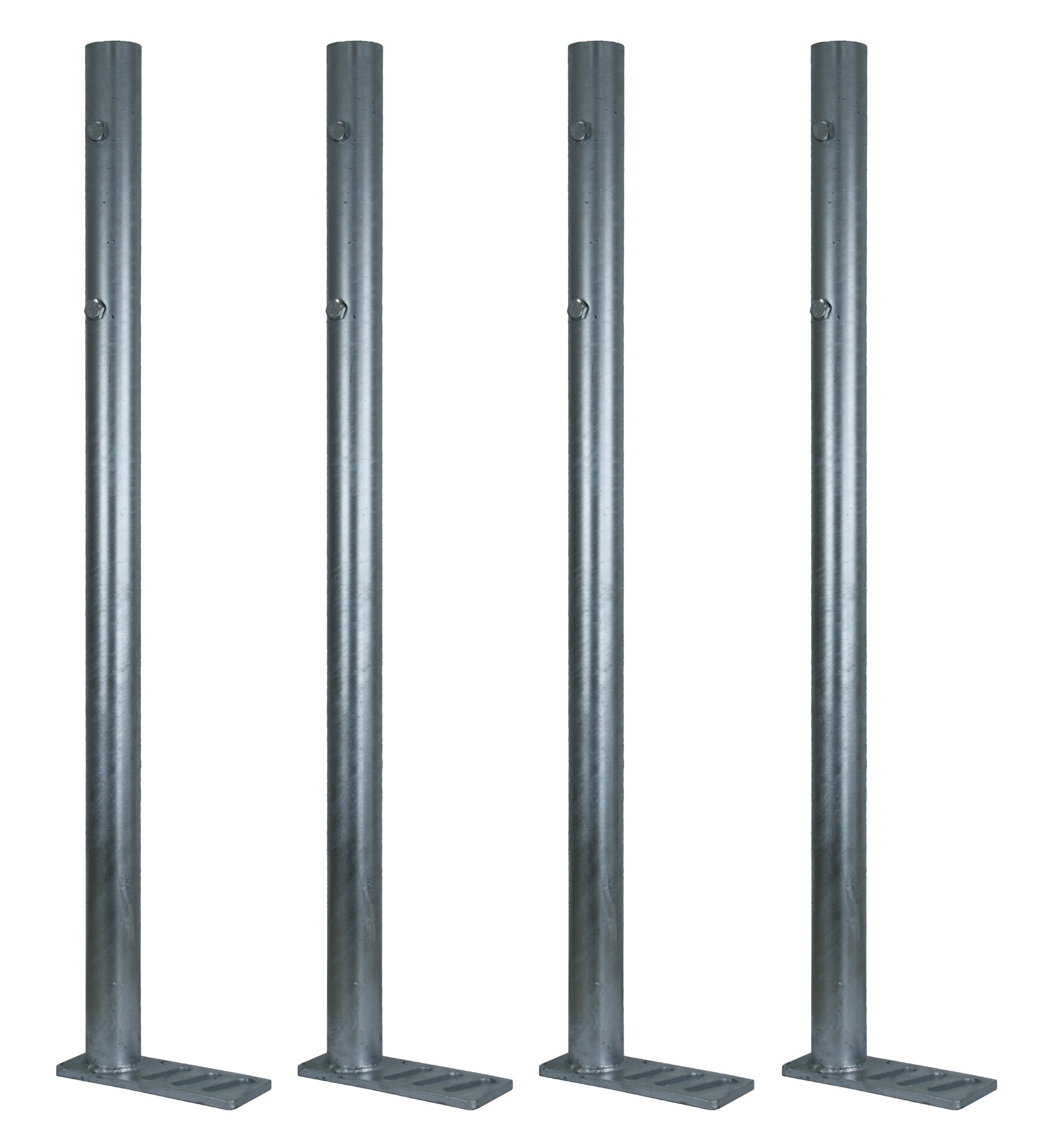 Jeu de 4 pieds pour fixation au sol